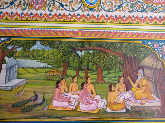 A relação entre aluno e professor na Índia